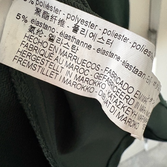 Zara Forest Green Twist Detail Blouse - Picture 4 of 4